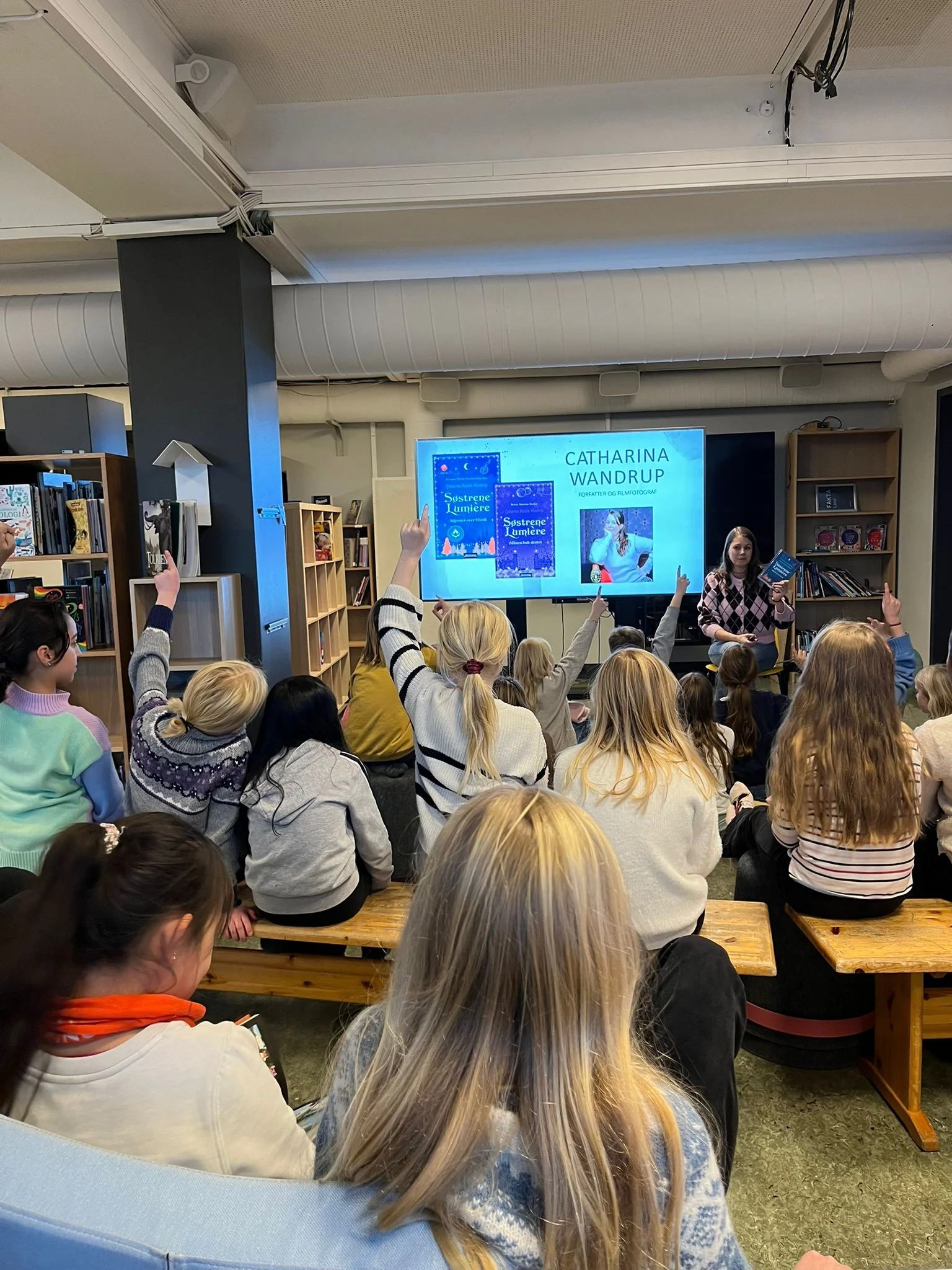 Forfatterbesøk av Catharina Natalie Wandrup